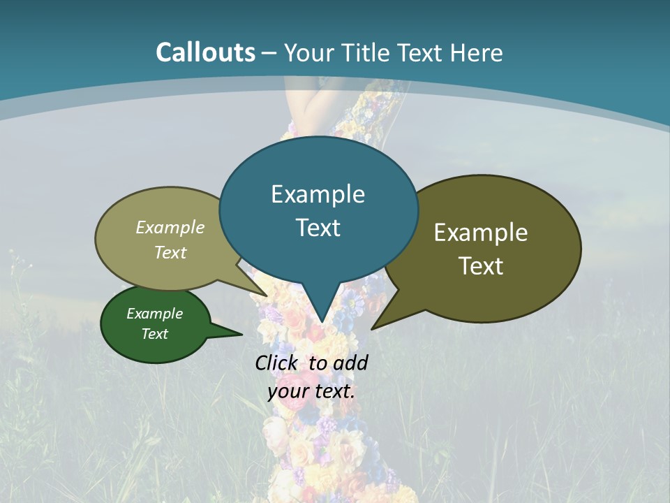 Romantic Dream Look PowerPoint Template