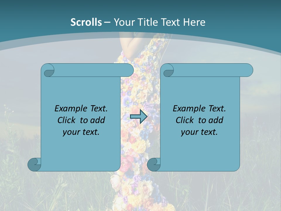Romantic Dream Look PowerPoint Template