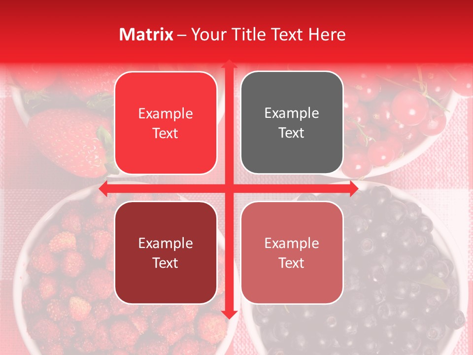 Delicious Blue Ripe PowerPoint Template