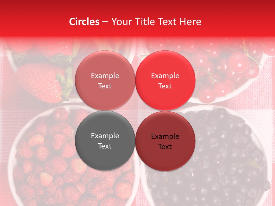 Delicious Blue Ripe PowerPoint Template