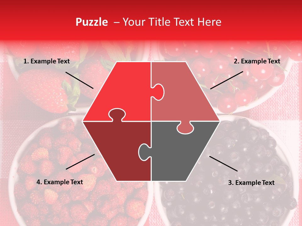 Delicious Blue Ripe PowerPoint Template