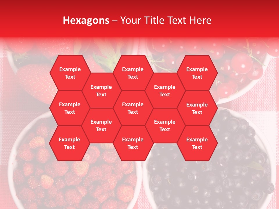 Delicious Blue Ripe PowerPoint Template