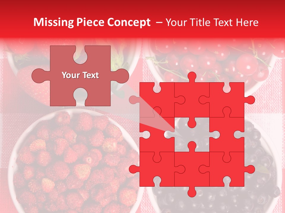 Delicious Blue Ripe PowerPoint Template