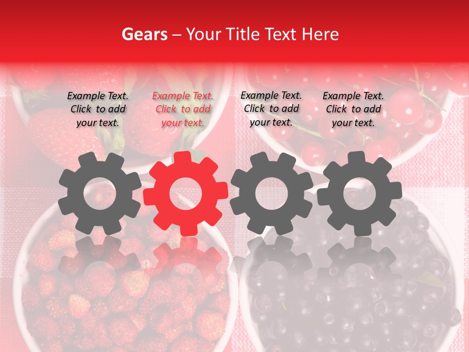 Delicious Blue Ripe PowerPoint Template