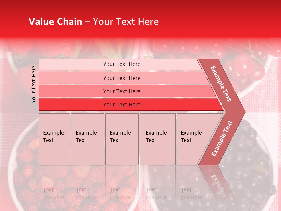 Delicious Blue Ripe PowerPoint Template
