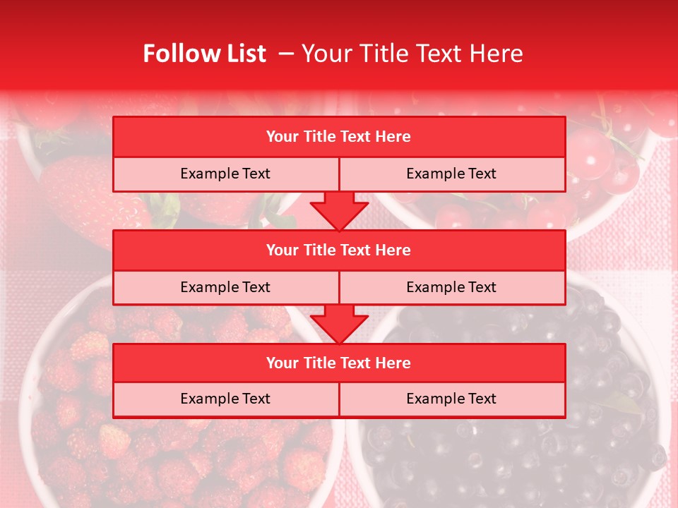Delicious Blue Ripe PowerPoint Template