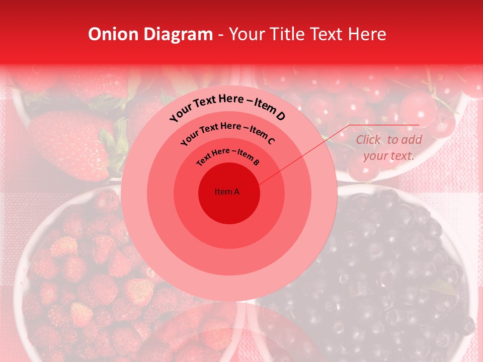 Delicious Blue Ripe PowerPoint Template