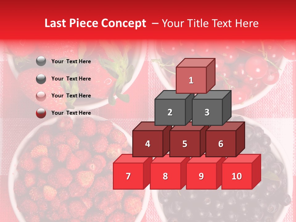 Delicious Blue Ripe PowerPoint Template