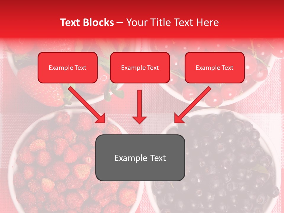 Delicious Blue Ripe PowerPoint Template