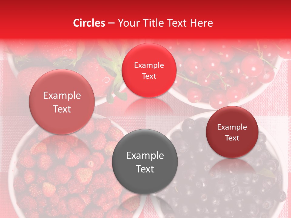 Delicious Blue Ripe PowerPoint Template