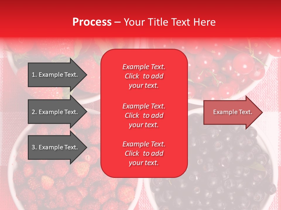 Delicious Blue Ripe PowerPoint Template