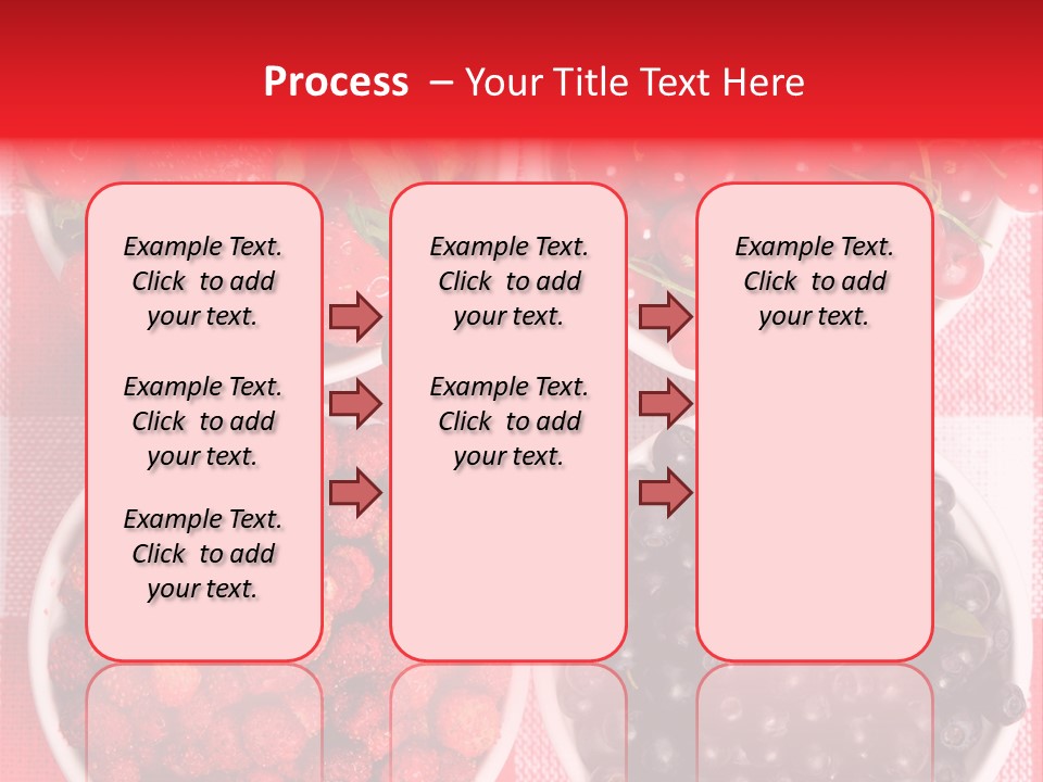 Delicious Blue Ripe PowerPoint Template