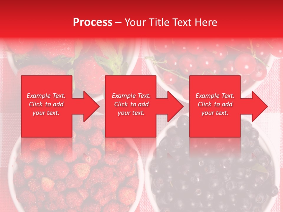 Delicious Blue Ripe PowerPoint Template