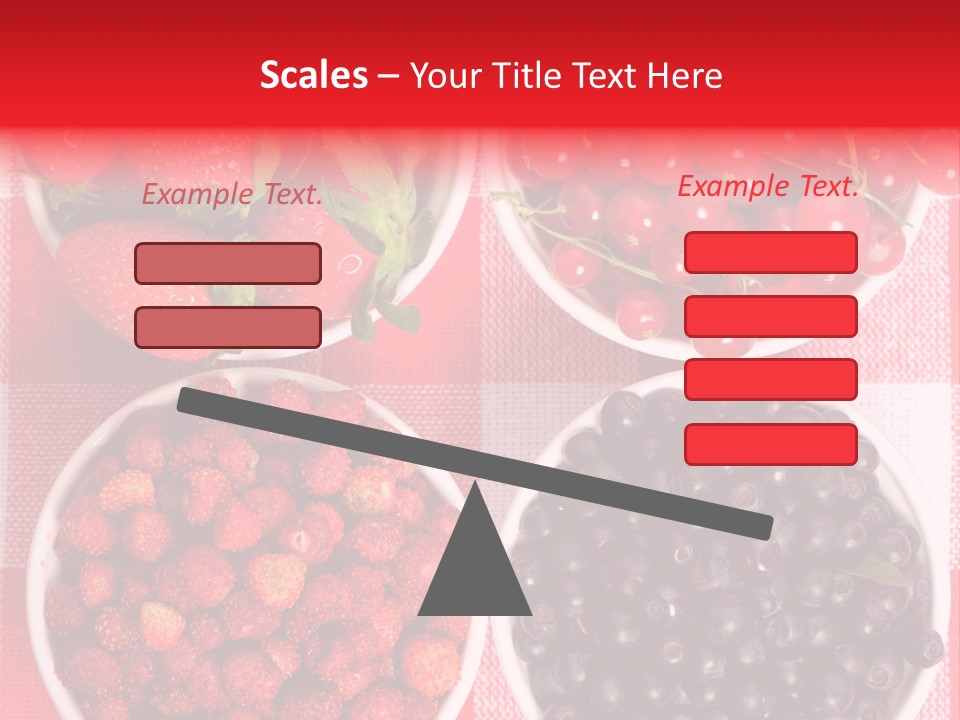 Delicious Blue Ripe PowerPoint Template