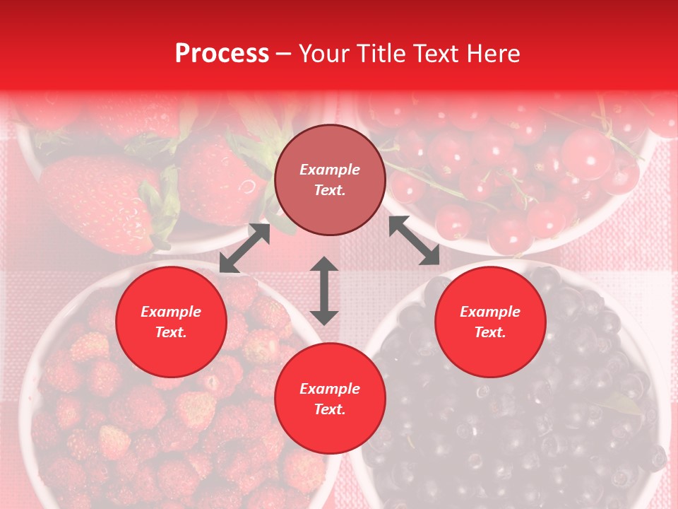 Delicious Blue Ripe PowerPoint Template