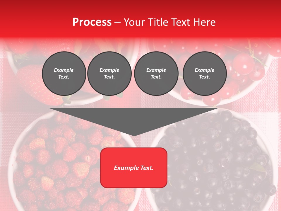 Delicious Blue Ripe PowerPoint Template