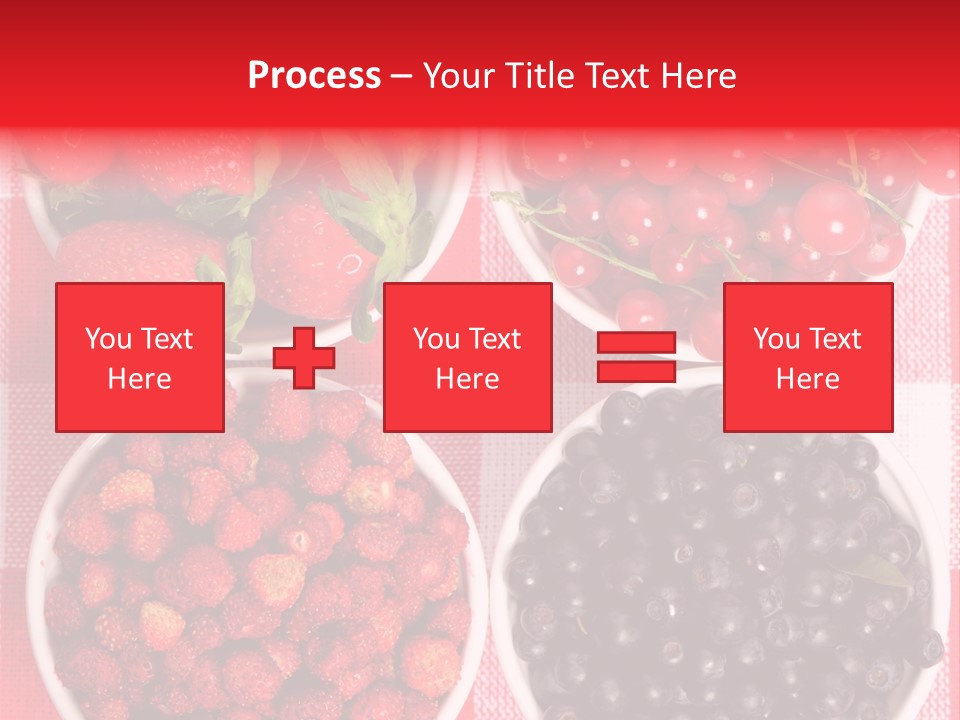 Delicious Blue Ripe PowerPoint Template