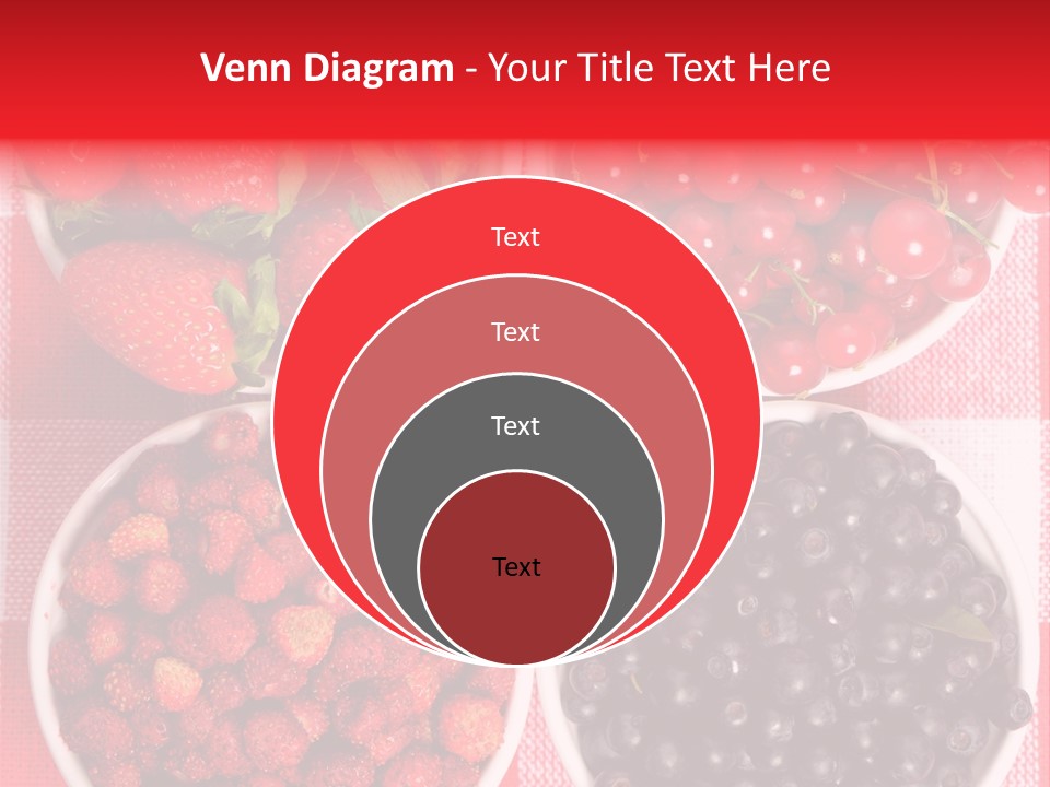 Delicious Blue Ripe PowerPoint Template