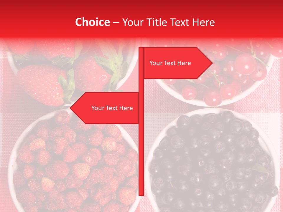 Delicious Blue Ripe PowerPoint Template