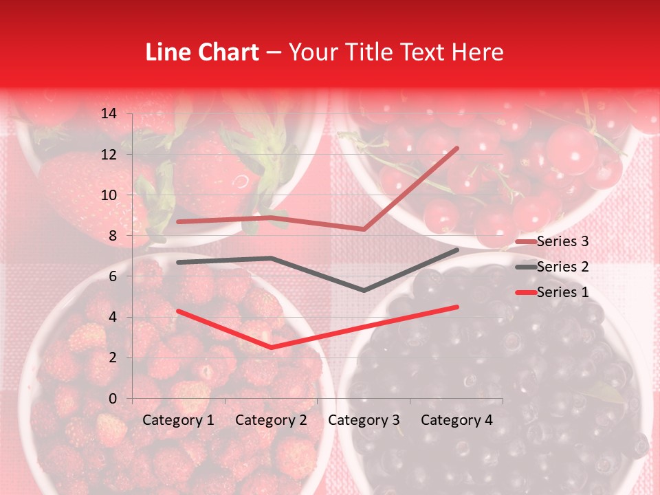 Delicious Blue Ripe PowerPoint Template