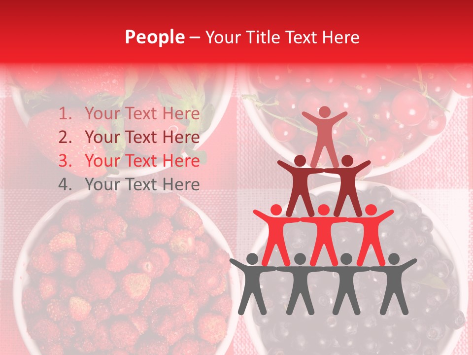 Delicious Blue Ripe PowerPoint Template