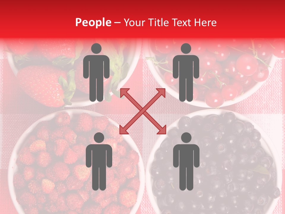 Delicious Blue Ripe PowerPoint Template