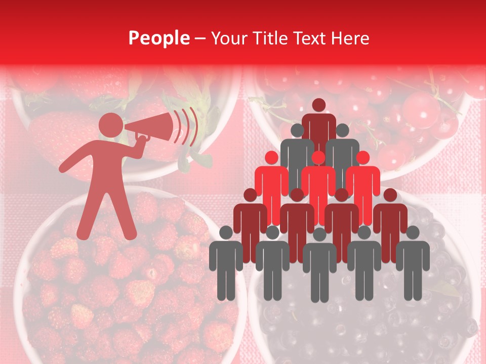 Delicious Blue Ripe PowerPoint Template