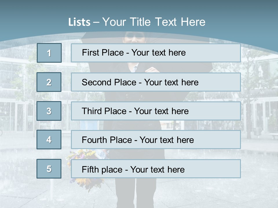 Young Water Sky PowerPoint Template