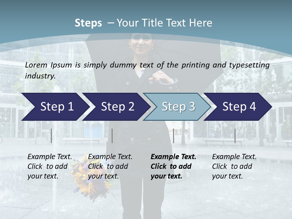 Young Water Sky PowerPoint Template
