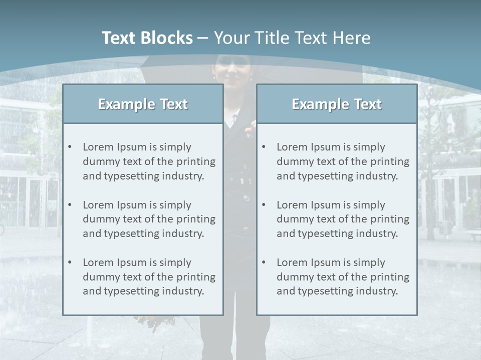 Young Water Sky PowerPoint Template
