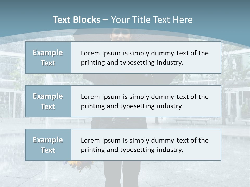 Young Water Sky PowerPoint Template