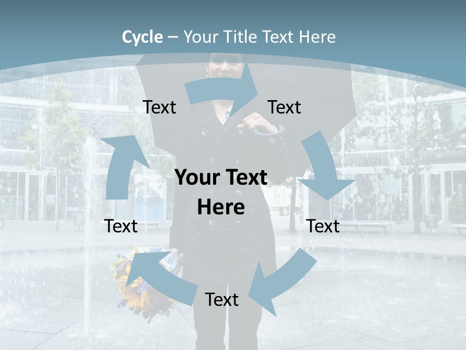 Young Water Sky PowerPoint Template