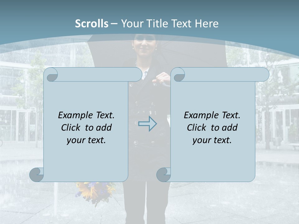 Young Water Sky PowerPoint Template