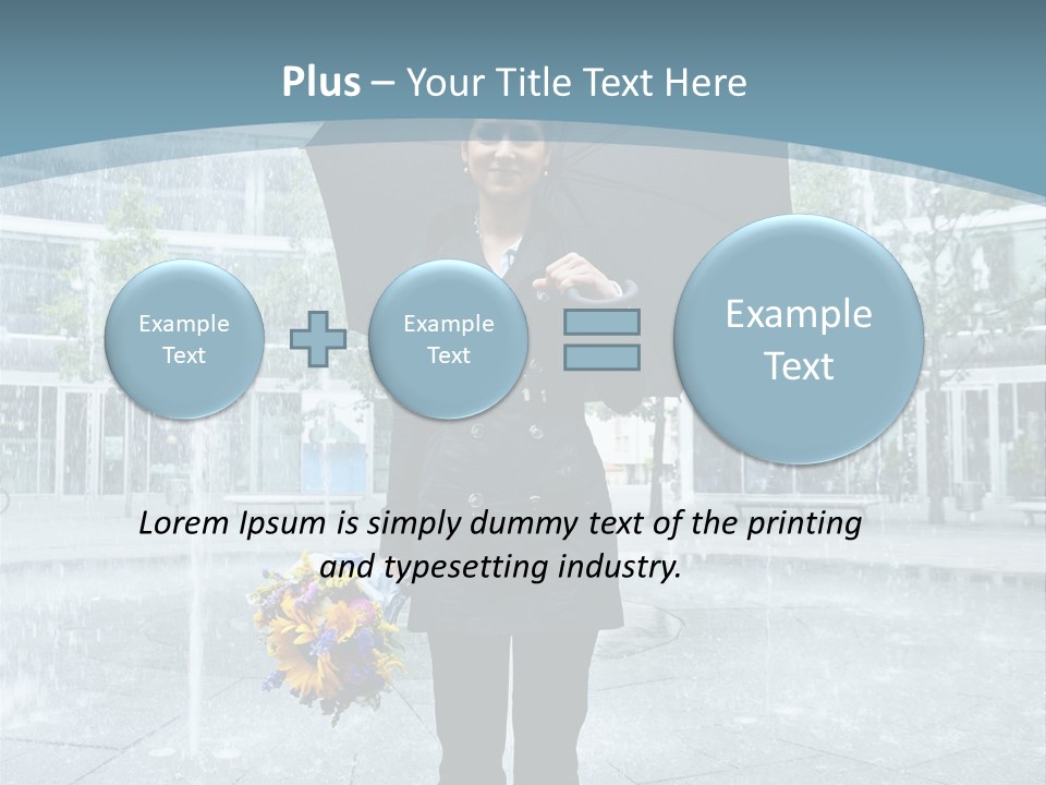 Young Water Sky PowerPoint Template