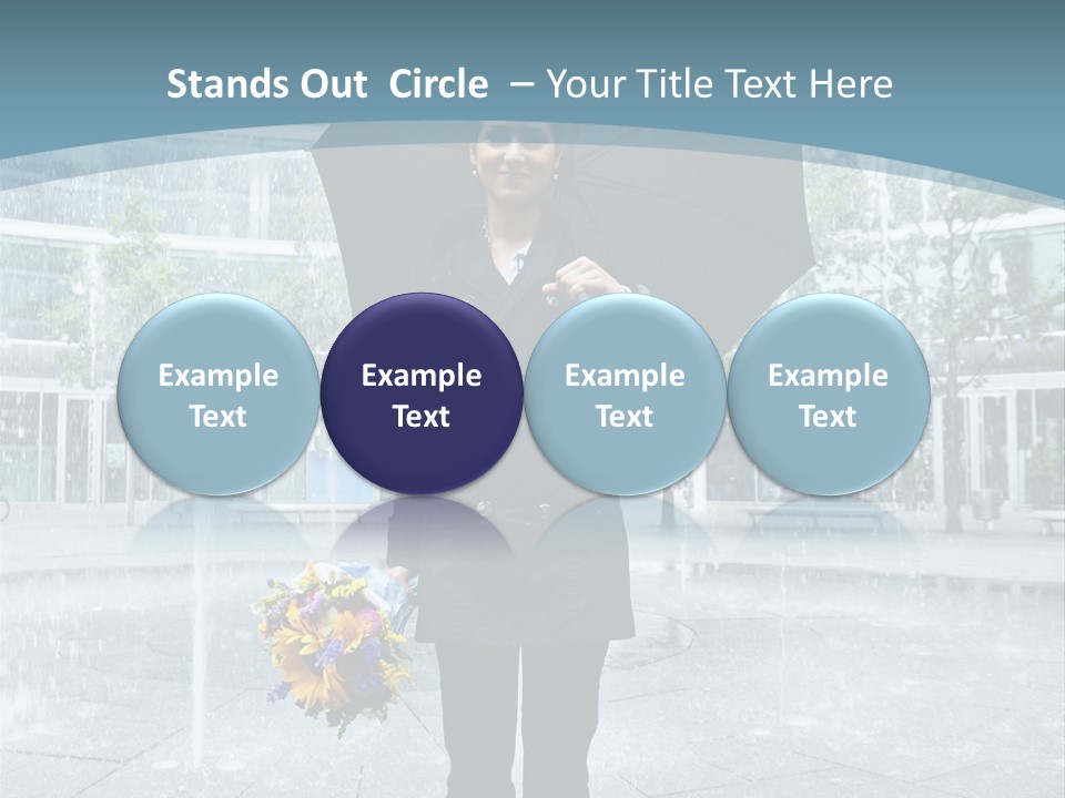 Young Water Sky PowerPoint Template