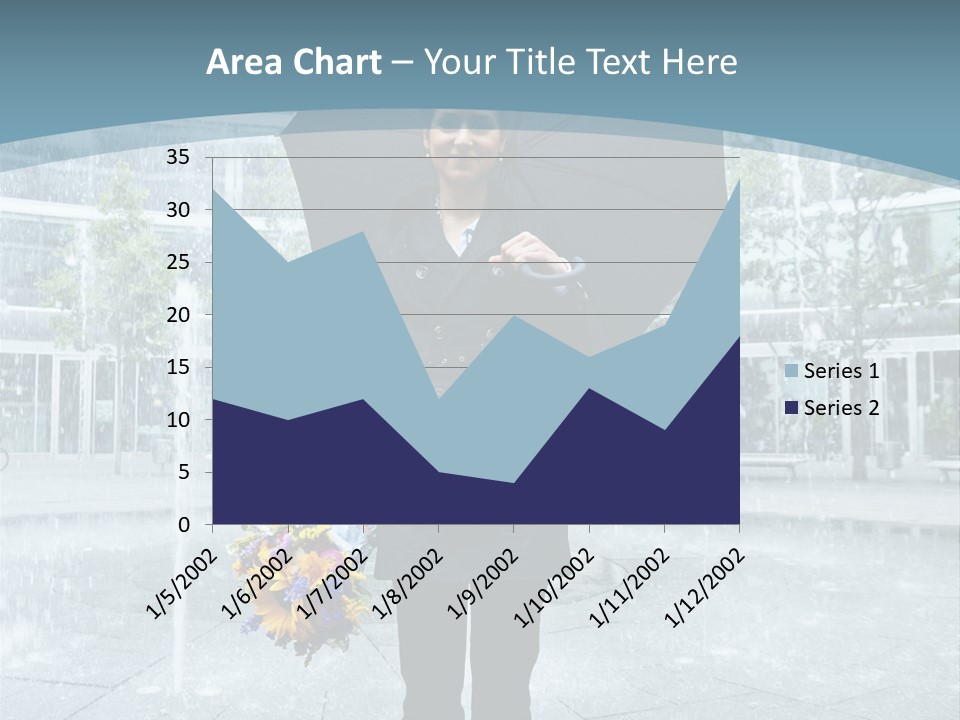 Young Water Sky PowerPoint Template