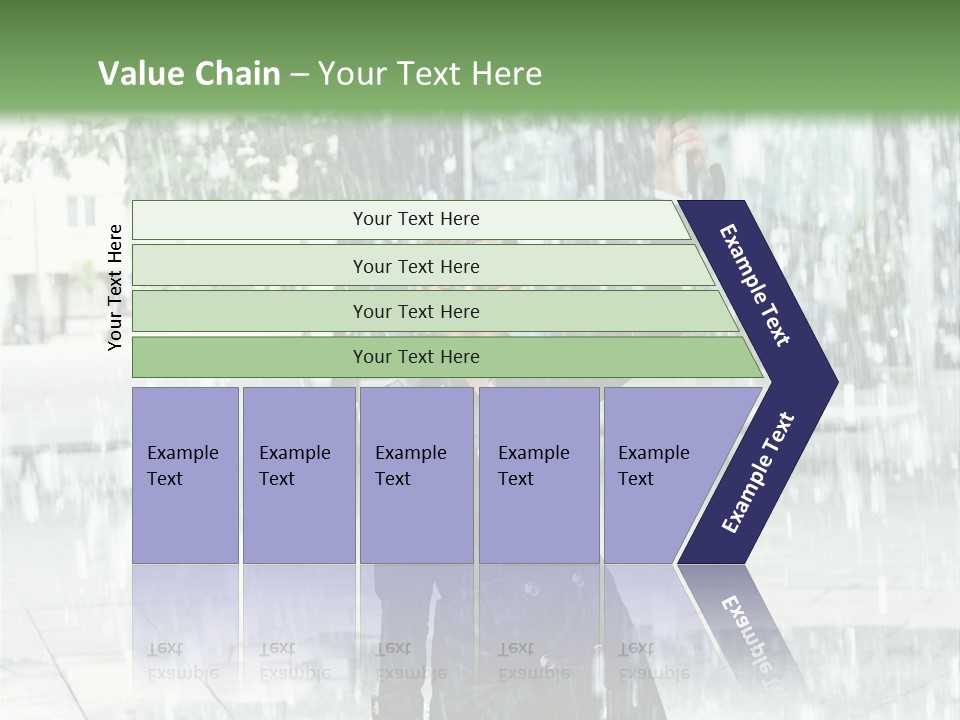 Rain Lady Water PowerPoint Template