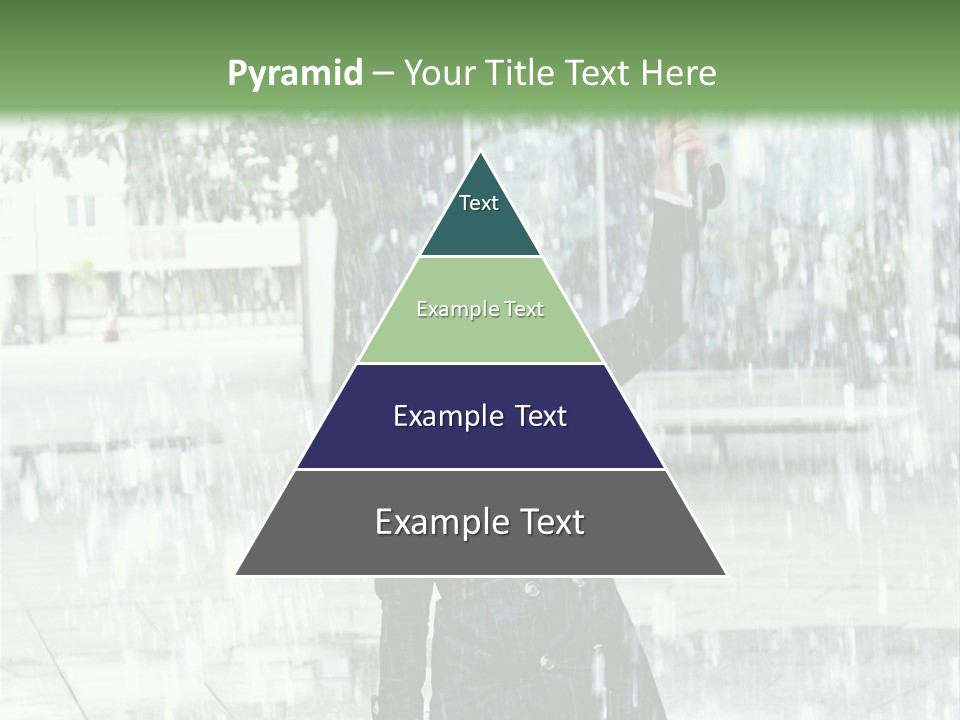 Rain Lady Water PowerPoint Template