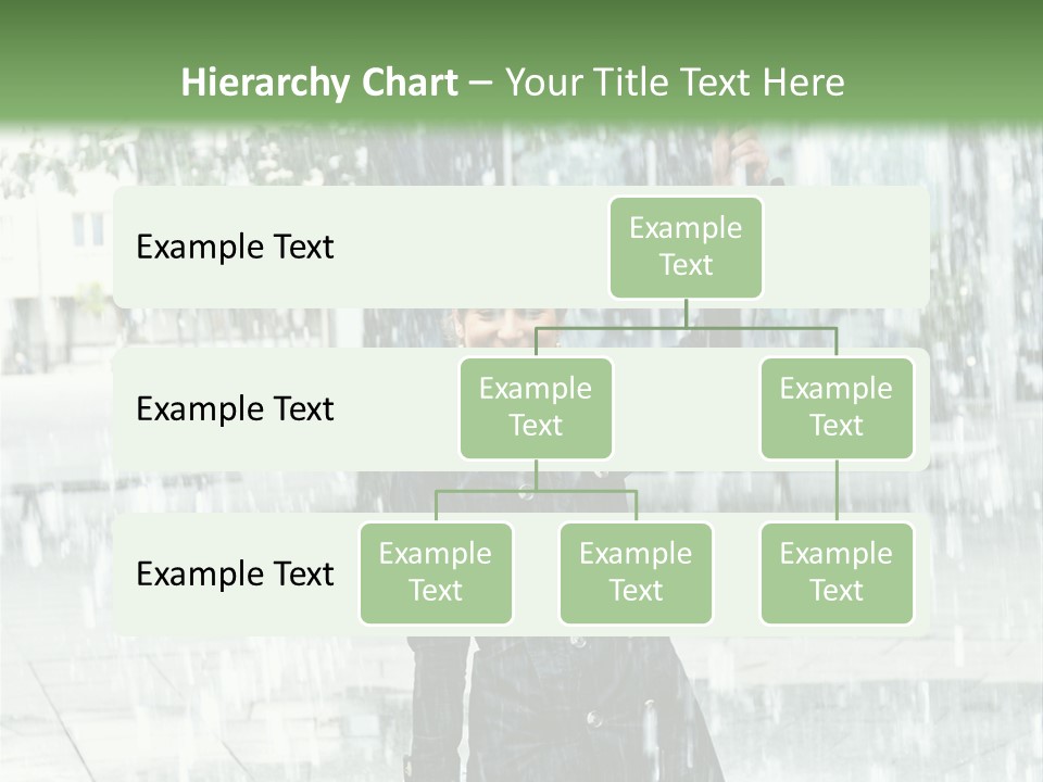 Rain Lady Water PowerPoint Template