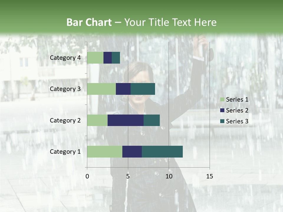 Rain Lady Water PowerPoint Template