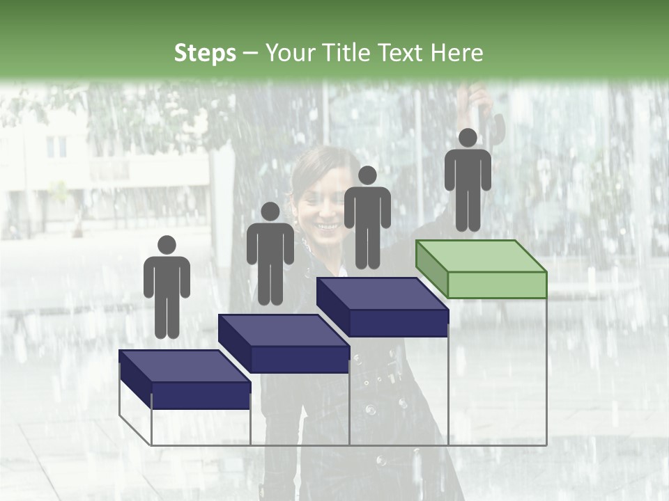 Rain Lady Water PowerPoint Template