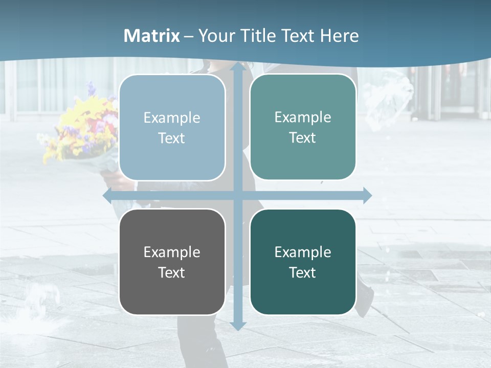 Beauty Happy Caucasian PowerPoint Template