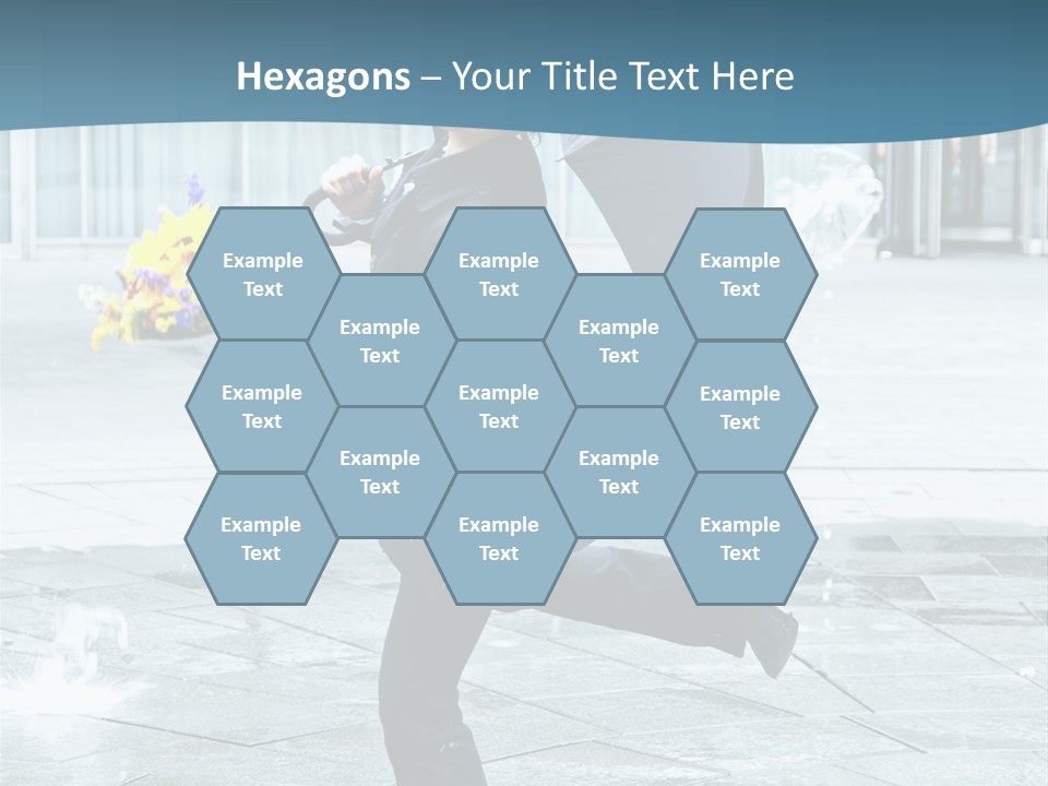 Beauty Happy Caucasian PowerPoint Template