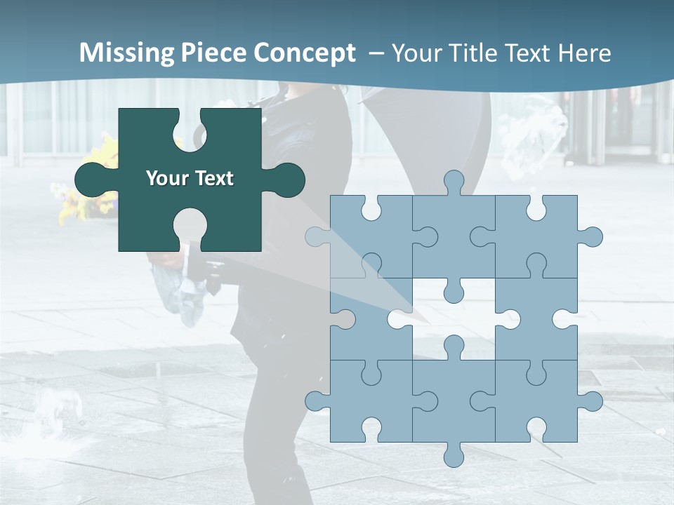 Beauty Happy Caucasian PowerPoint Template