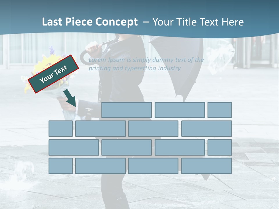 Beauty Happy Caucasian PowerPoint Template