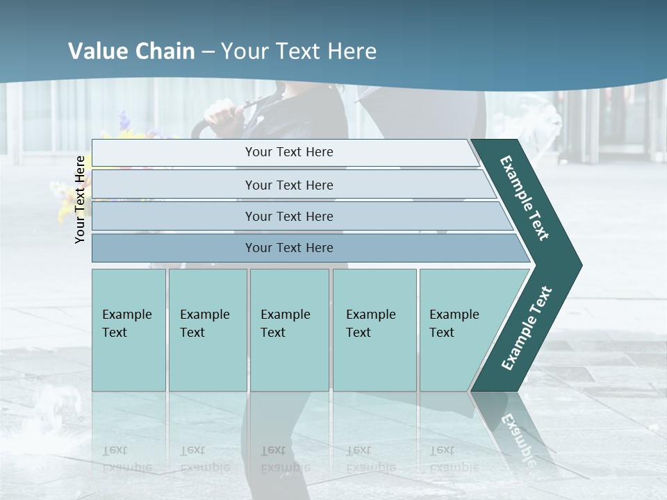 Beauty Happy Caucasian PowerPoint Template