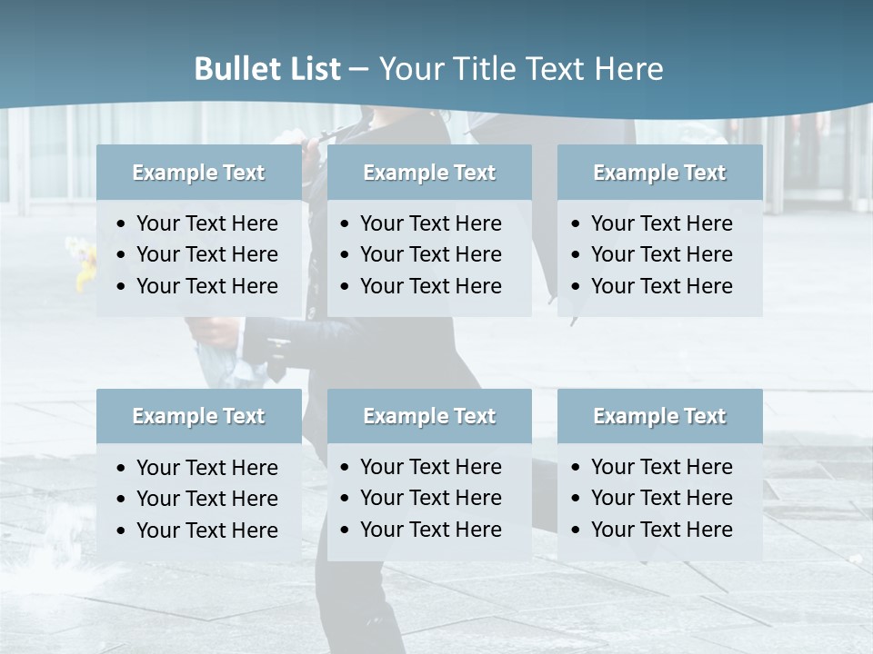 Beauty Happy Caucasian PowerPoint Template