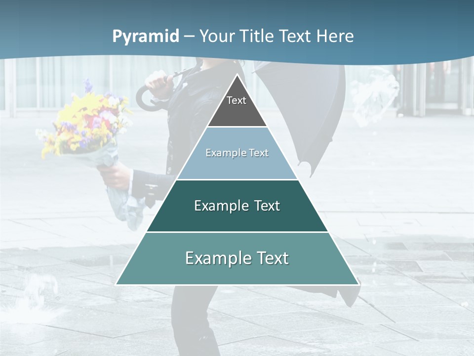 Beauty Happy Caucasian PowerPoint Template