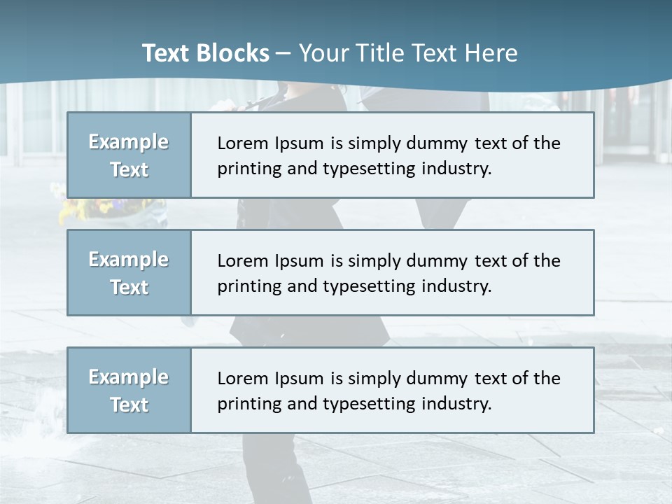 Beauty Happy Caucasian PowerPoint Template