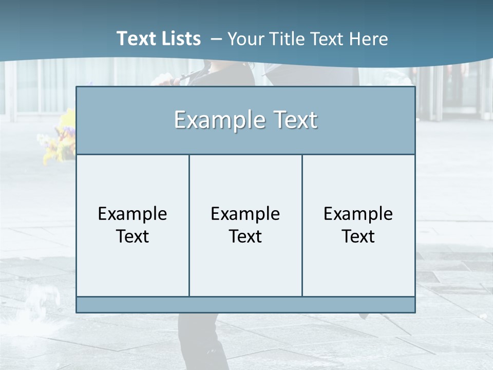 Beauty Happy Caucasian PowerPoint Template